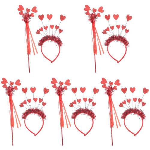 5 Set Cerchietto A Per Per Ragazza 1
