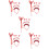 5 Set Cerchietto A Per Per Ragazza 8