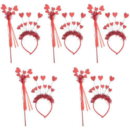5 Set Cerchietto A Per Per Ragazza 2
