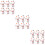 18 Pezzi Bacchette In A Forma 9