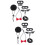 2 Set Cappello Trazione Barba Cravatta Rettile 7