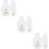 12 Pezzi Bottiglie D'Acqua Santa Decorative Per Battesimo Matrimonio 11