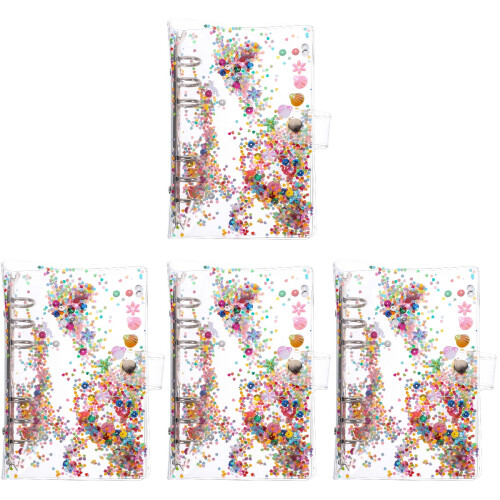 4 Pezzi Glitter Raccoglitore Album Per Fogli Sciolti 1
