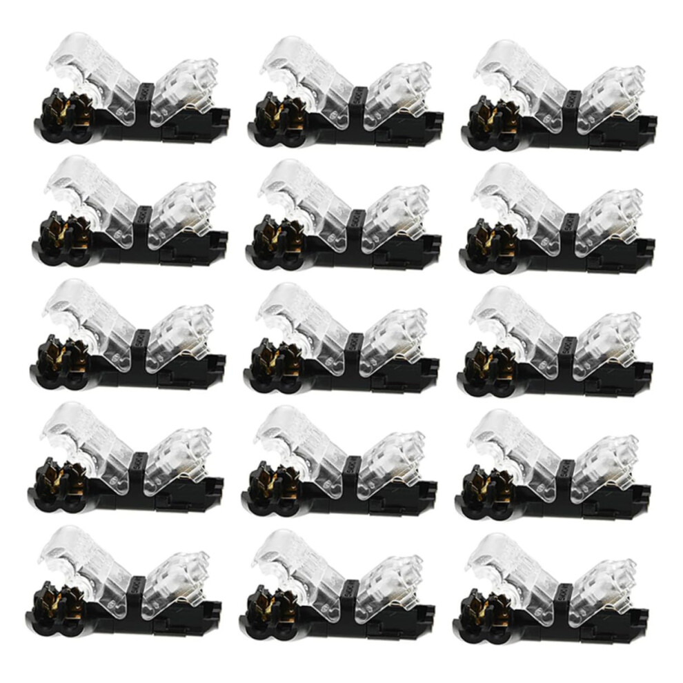 15Pcs Low Voltage Tap Wire Connectors Pin Wire Splicer For Quick Connection For Home Wiring Projects 9323874925783