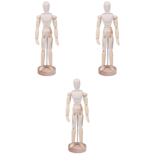 3Pcs De Madeira 33Cm, Acessório Para Foto E 2