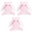 3Pcs Roupa De Coral Com Orelhas De Coelho Para Cachorro 3