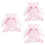 3Pcs Roupa De Coral Com Orelhas De Coelho Para Cachorro 6