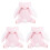3Pcs Roupa De Coral Com Orelhas De Coelho Para Cachorro 2