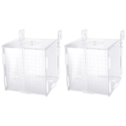 2Pcs Isolamento Transparente para e Incubadora Acrílico 1