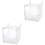 2Pcs Isolamento Transparente para e Incubadora Acrílico 3