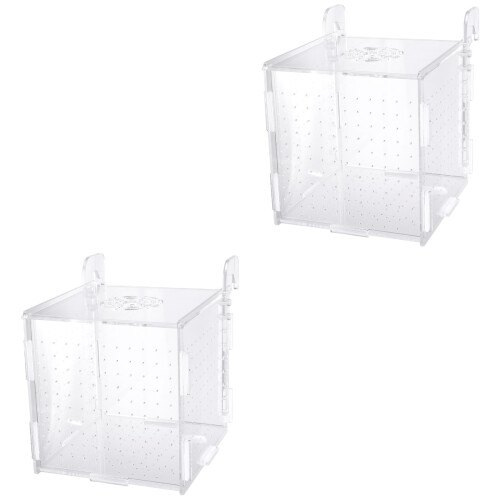 2Pcs Isolamento Transparente para e Incubadora Acrílico 2