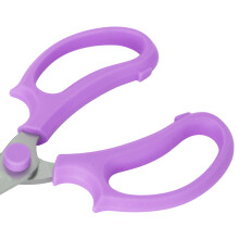 Alloy Steel Garden Scissors 19cm Purple for Pruning & Shearing