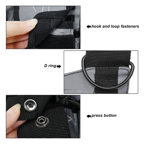 Unisex Reflective Polyester Tactics Vest - Adjustable & Lightweight 2