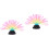 2Pcs Planta Falsa , Fluorescente Para 4