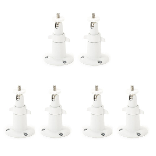 6 Unidades Suporte Parede Ajustável Para Câmera Cctv 1