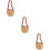 3Pcs Cesta Mini De Trançada Para Flores E Portátil 9