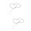2 Unidades Strass Amor Para Bolo Tamanho L 7