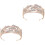 2 Unidades Coroa Para Noiva Vestido Tiara 4