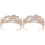 2 Unidades Coroa Para Noiva Vestido Tiara 3