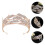 2 Unidades Coroa Para Noiva Vestido Tiara 11