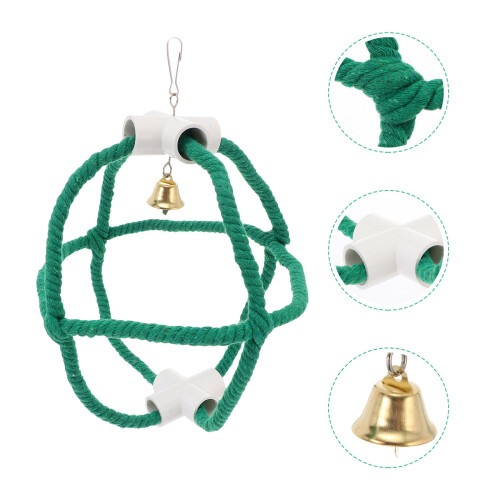 Brinquedo Pendurado Para Mastigação Suporte Cesta 2