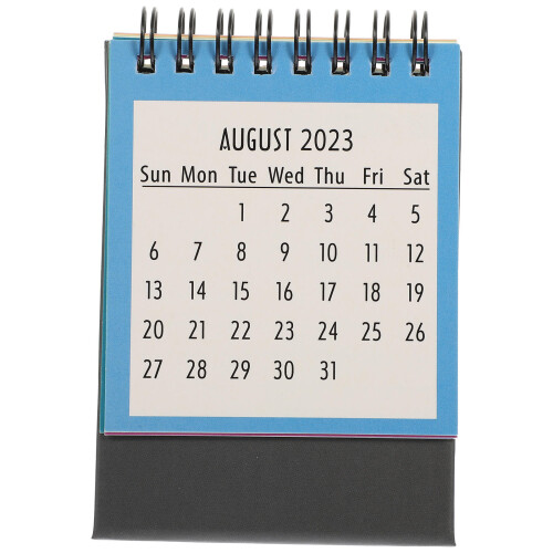 3Pcs Mini Calendário De Pequeno Com Impressão Inglês 2023