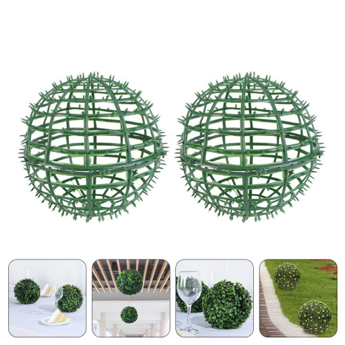 2Pcs Suporte De Bola Plástico Para Flores E Decorações 2