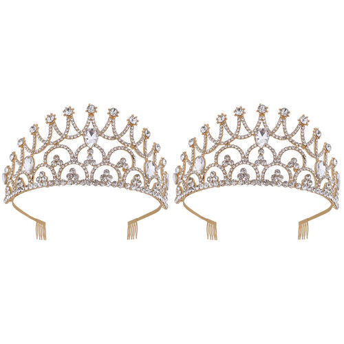 2 Unidades Tiara Coroa Noiva Aniversário 1