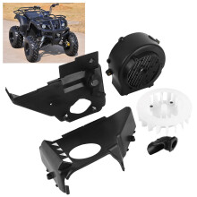 Motorlüfterabdeckung für GY6 125/150cc ATV Go-Kart Buggy Scooter Schwarz