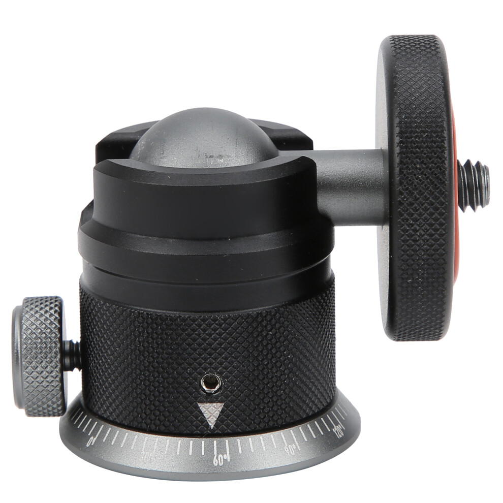 Camera Tripod Accessories: Aluminium 360 Rotatable Ball Head With 1/4In Screw 7891360494263