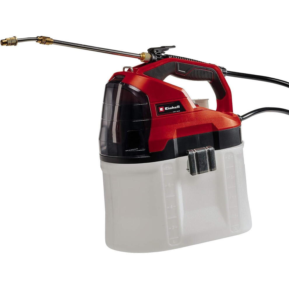 Einhell Power X-Change 18V, 7.5L Cordless Electric Pressure Sprayer - Automatic Pump For Pesticides, Fertilizers And Weed Killers - Ge-Ws 18/75 Li