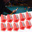 10 Stück Billard Queue Tipp Schneidegerät, 9-14mm, Kunststoff/Metall 9