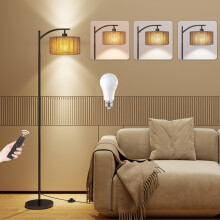 Floor Lamp Standing Light with Bulb Remote Control