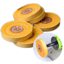 Cotton Cloth Polishing Wheel with 4mm Hole for Jewelry and Glass Industry (6inch)