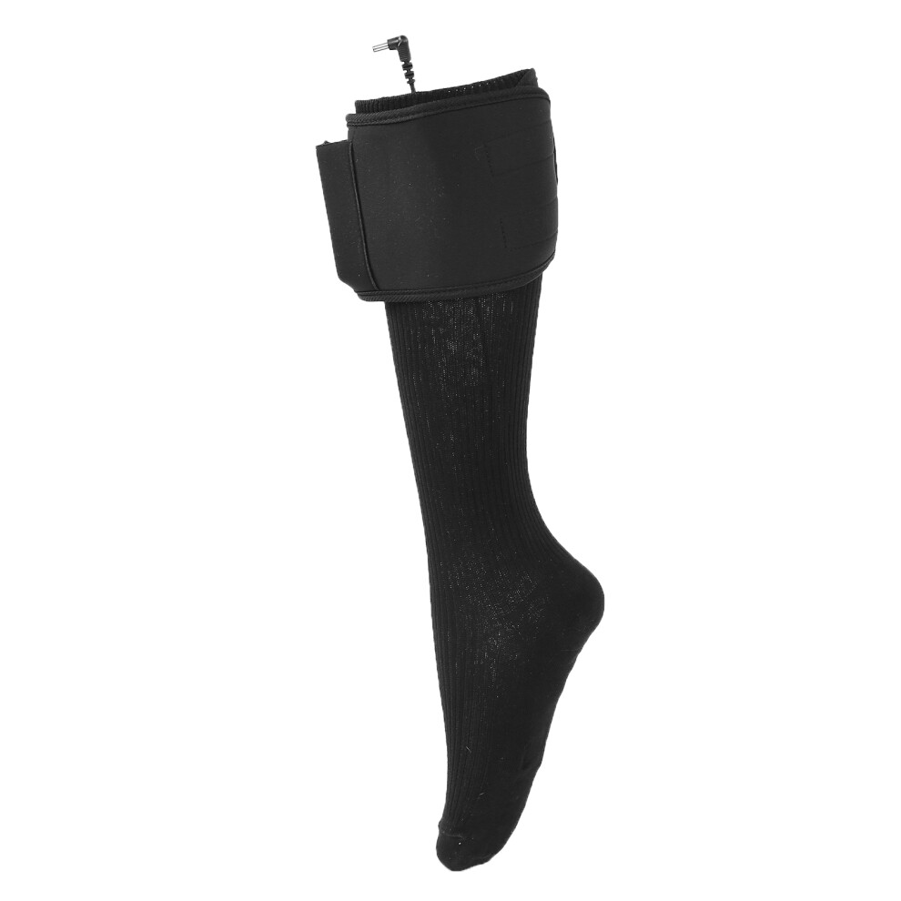 Rechargeable Heated Cotton Socks with 6 AA Batteries, Winter Foot Warmer