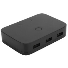 High-Resolution 2-Port KVM HDMI Switch with USB Support & Easy Button Switching