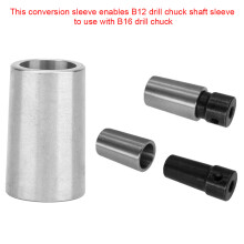 B12 bis B16 Edelstahl-Bohrfutter Adapter Barrel Einfach Umwandlungsbuchse