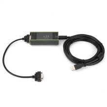 Black Isolated Programming Cable for Siemens S7-200/300/400 Series, 4m