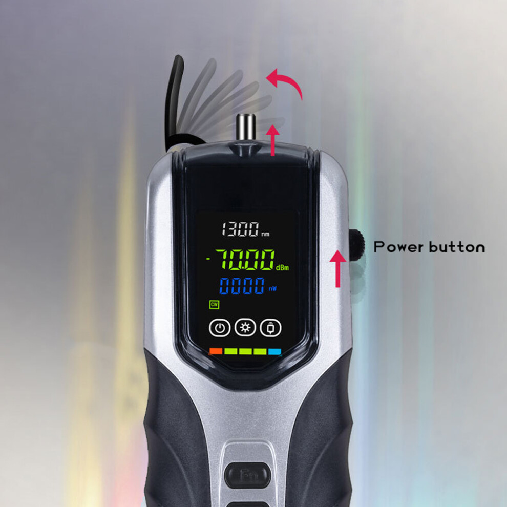 Optical Power Meter G710 With Rechargeable Battery 7 Wavelengths -70~10Dbm 8761360503168