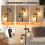 ELECWISH 2-Light Floor Lamp Height Adjustable Bedroom Light 3