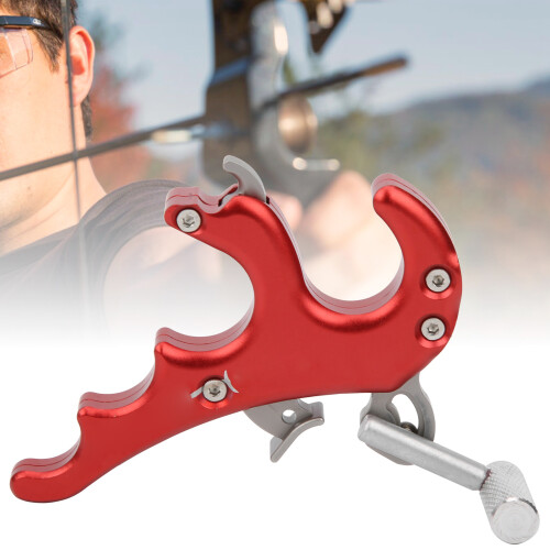 Metal Release Aid Four Finger Grip Caliper Trigger for Compound Bow