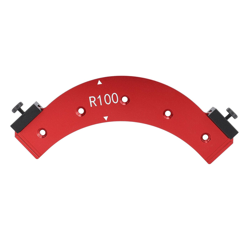 R100 Rounded Arc Chamfer Template Professional Grade Aluminum Alloy Corner Chamfer Jig For Woodworking Cabinet Making Furniture Trimming Projects 9067246682422