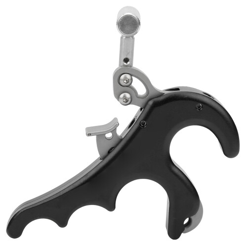 Metal Release Aids Four Finger Grip Thumb Caliper for Compound Bow, Black 2