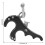 Metal Release Aids Four Finger Grip Thumb Caliper for Compound Bow, Black 5