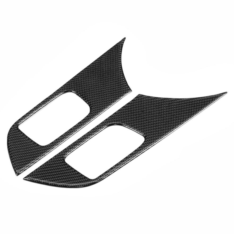 2Pcs Carbon Fiber Door Handle Inner Trim For Mitsubishi Lancer 5051360508878