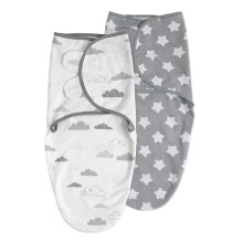 Soarwg Kids Baby Swaddle Blanket Wraps for 0-3 Months, Oeko-tex100, Adjustable Newborn Swaddle Set for Baby Boy and Girl, Breathable Cotton Fabric