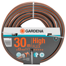 Gardena Comfort HighFLEX Hose, 13 mm (1/2 inch), 30 m: Garden Hose with Power Grip Profile, 30 bar Burst Pressure, Keeps its Shape, Frost/UV Resistant