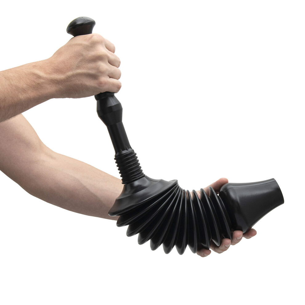 Outstander Toilet Plunger, Powerful Drain Unblocker For Clearing Blockage In Drains, Heavy Duty And Flexible Plumbing Suction Tool For Unblocking 8000002061803