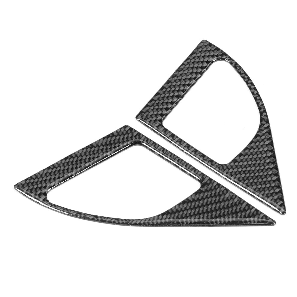 2Pcs Carbon Fiber Door Speaker Trim Fits Mitsubishi Lancer 2008Â2016 7891360509998