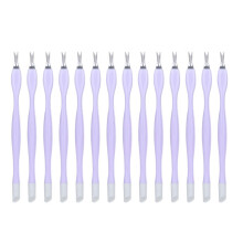 30- . Set de manicura con tenedor para cutículas y cuchilla para eliminar callos
